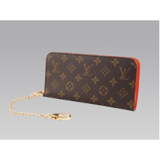 Portafoglio insolito Louis Vuitton Monogram arancione