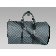 Louis Vuitton Damier Grafite Keepall 55 Bandouliere