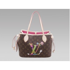Louis Vuitton Murakami Chibi Kinoko Monogramma Neverfull Pm