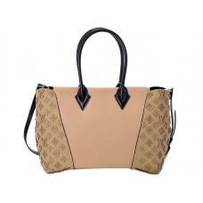 Louis Vuitton W Bag Pm Cuir Orferre Corpo E Veau Cachemire Lati Beige