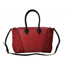 Louis Vuitton W Bag Pm Cuir Orferre Corpo E Veau Cachemire Lati Rosso