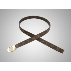 Cintura Louis Vuitton Monogram Ellipse con fibbia dorata
