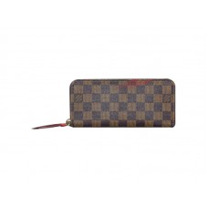 Portafoglio Louis Vuitton Damier Ebene Clemence