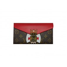 Portafoglio Sarah Louis Vuitton Monogram Tribal Mask rosso