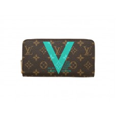 Portafoglio Louis Vuitton Monogram Zippy Turchese