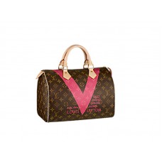 Louis Vuitton Monogram V Speedy 30 Granata