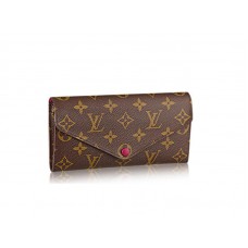Portafoglio Louis Vuitton Monogram Josephine Fucsia