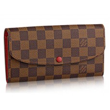 Portafoglio Louis Vuitton Damier Ebene Emilie