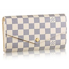 Portafoglio Louis Vuitton Damier Azur Sarah