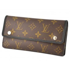 Portafoglio lungo Louis Vuitton Monogram Macassar