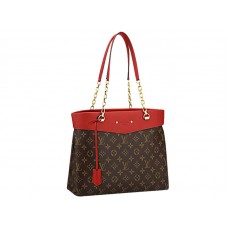 Borsa shopper Louis Vuitton Monogram Pallas Cherry