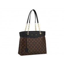 Borsa shopper Louis Vuitton Monogram Pallas Noir