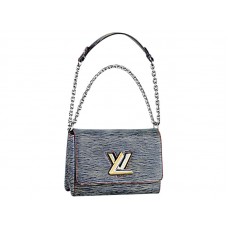 Louis Vuitton Epi Leather Twist Mm Denim Scuro