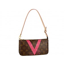 Louis Vuitton Monogram V Pochette Accessori Granata