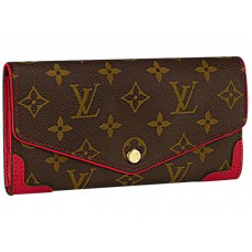 Portafoglio Louis Vuitton Monogram Sarah Retiro Cherry
