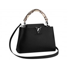 Borsa Louis Vuitton Capucines Bb Pitone Noir