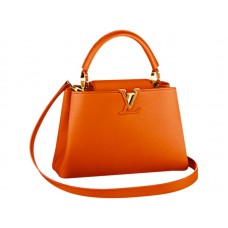Borsa Louis Vuitton Capucines BB color mandarino