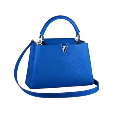 Borsa Louis Vuitton Capucines Bb blu elettrico