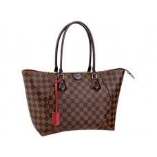Louis Vuitton Damier Ebene Tela Caissa Tote Mm Ciliegia