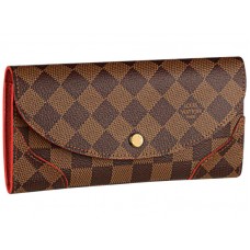 Portafoglio Caissa in tela Damier Ebene di Louis Vuitton