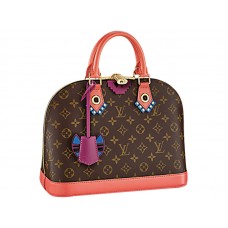Louis Vuitton Monogram Canvas Alma PM Totem Flamingo