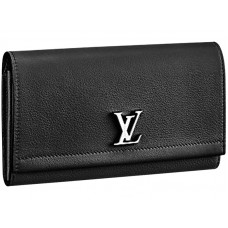 Portafoglio Louis Vuitton Lockme II Nero
