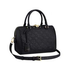 Louis Vuitton Monogram Empreinte Speedy Bandouliere 25 Nero