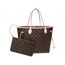 Tela monogramma Louis Vuitton Neverfull Mm Pivoine