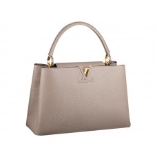 Borsa Louis Vuitton Capucines Mm Galet
