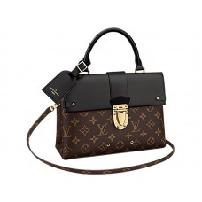 Borsa a patta con un manico in tela Monogram Louis Vuitton mm