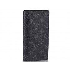 Portafoglio Louis Vuitton Monogram Eclipse Canvas Brazza m61697