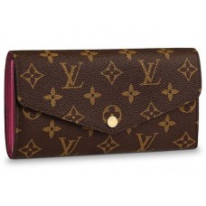 Portafoglio Louis Vuitton Sarah Monogram Canvas Fucsia m62234