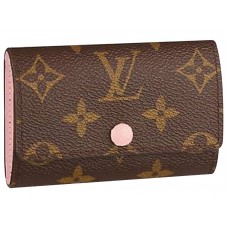 Portachiavi Louis Vuitton Monogram Canvas 6 Rose Bellerine