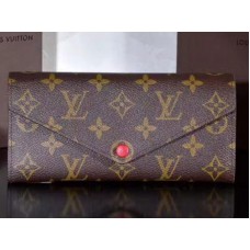 Portafoglio Josephine in tela Monogram Louis Vuitton rosso peperoncino m60712