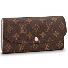 Portafoglio Louis Vuitton Monogram Canvas Emilie Rose Bellerine m61289