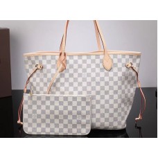 Louis Vuitton Damier Azur Tela Neverfull Gm n41360