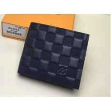 Portafoglio in pelle Louis Vuitton Damier Infini n63334