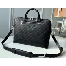 Valigetta morbida Louis Vuitton Damier Infini in pelle Avenue n41019