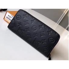 Portafoglio verticale con zip Louis Vuitton Monogram Shadow Leather m62902