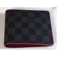 Portafoglio multiplo Louis Vuitton Damier in tela grafite n63260