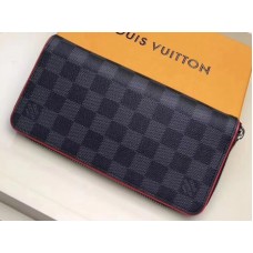 Portafoglio Zippy in tela Damier Graphite verticale Louis Vuitton n63304