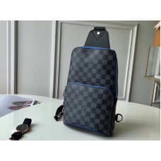 Borsa a tracolla Avenue Louis Vuitton Damier in tela grafite n40008