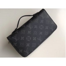 Portafoglio Louis Vuitton Monogram Eclipse Canvas Zippy Xl m61698