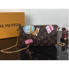 Pochette Felicie in tela monogramma Louis Vuitton p00181