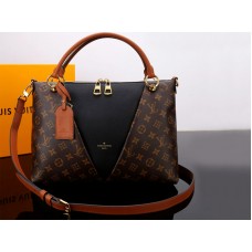 Louis Vuitton Monogram Canva V Tote Mm Nero m43948