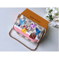 Louis Vuitton Damier Azur Canvas Mini Pochette Accessori n64451