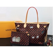 Louis Vuitton Monogram Neverfull Mm Catogram m44441