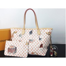 Louis Vuitton Monogram Neverfull Mm Catogram m44459
