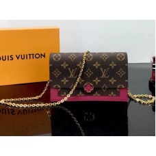 Portafoglio Louis Vuitton Monogram Canvas Flore Chain m67404