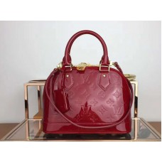 Louis Vuitton Monogramma Vernis Alma Bb Pomme D'Amour m91607